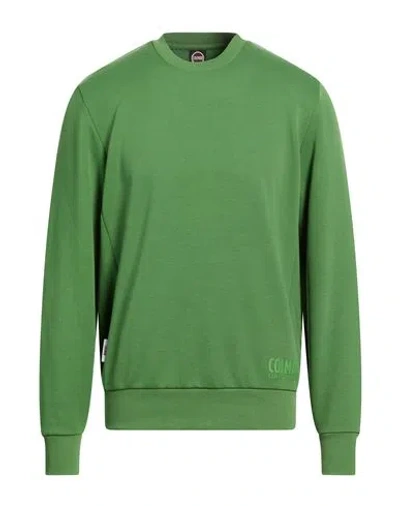 Colmar Man Sweatshirt Green Size S Polyester, Cotton