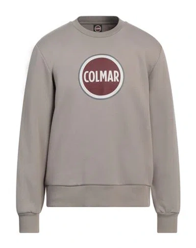 Colmar Man Sweatshirt Khaki Size S Cotton, Polyester In Beige