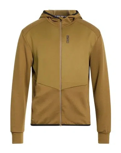 Colmar Man Sweatshirt Khaki Size L Polyester, Viscose, Elastane In Green
