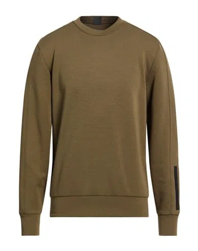 Colmar Man Sweatshirt Khaki Size M Cotton, Polyester, Elastane In Brown
