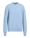 Colmar Man Sweatshirt Light Blue Size L Cotton, Polyamide, Elastane