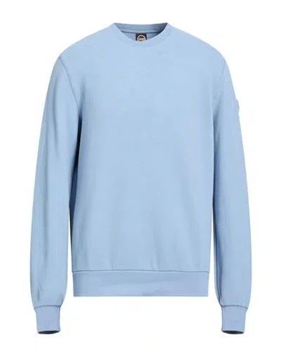 Colmar Man Sweatshirt Light Blue Size L Cotton, Polyamide, Elastane