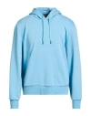 Colmar Man Sweatshirt Light Blue Size L Cotton, Polyester