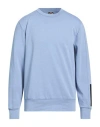 Colmar Man Sweatshirt Light Blue Size L Cotton, Polyester, Elastane