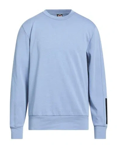 Colmar Man Sweatshirt Light Blue Size L Cotton, Polyester, Elastane