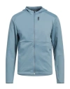 Colmar Man Sweatshirt Light Blue Size L Polyester, Elastane