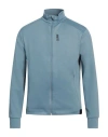 Colmar Man Sweatshirt Light Blue Size M Polyester, Elastane In Blue