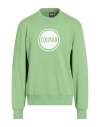 Colmar Man Sweatshirt Light Green Size L Cotton, Polyester