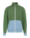Colmar Man Sweatshirt Light Green Size L Cotton, Polyester In Green
