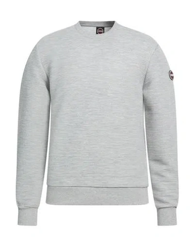 Colmar Man Sweatshirt Light Grey Size M Cotton, Polyester, Elastane In Gray