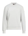 Colmar Man Sweatshirt Light Grey Size M Cotton, Polyester In White