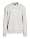Colmar Man Sweatshirt Light Grey Size Xxl Cotton, Polyester In Gray
