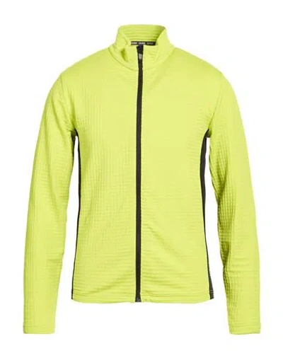Colmar Man Sweatshirt Lime Green Size L Polyester, Elastane, Polyamide