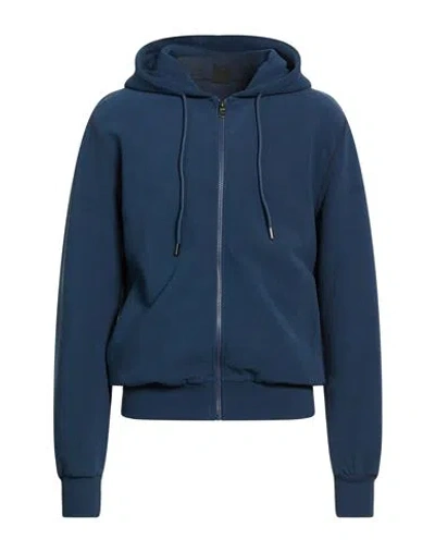 Colmar Man Sweatshirt Midnight Blue Size L Cotton, Polyamide, Elastane