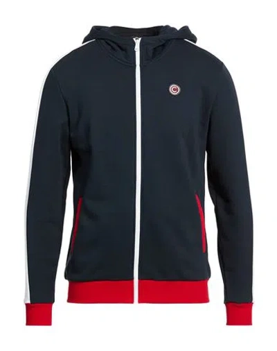 Colmar Man Sweatshirt Midnight Blue Size L Cotton, Polyester