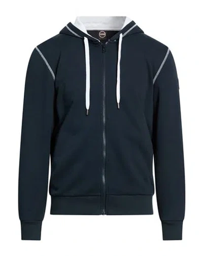 Colmar Man Sweatshirt Midnight Blue Size L Cotton, Polyester