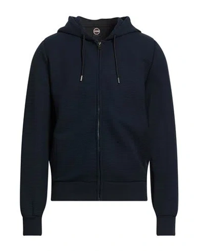 Colmar Man Sweatshirt Midnight Blue Size L Cotton, Polyester, Elastane