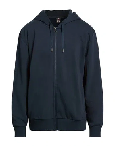 Colmar Man Sweatshirt Midnight Blue Size Xxl Cotton, Polyester