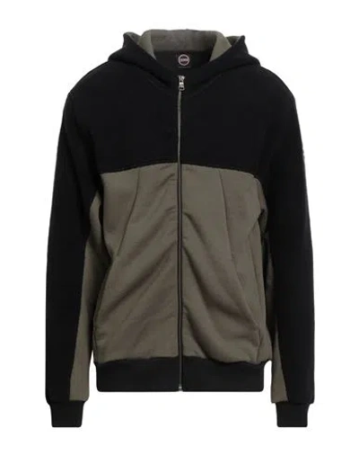 Colmar Man Sweatshirt Military Green Size L Cotton In Black
