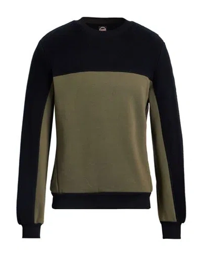 Colmar Man Sweatshirt Military Green Size L Cotton In Multi