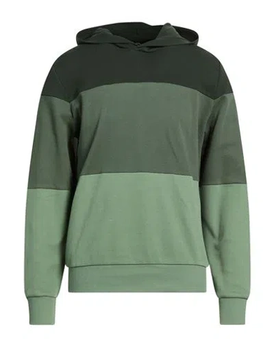 Colmar Man Sweatshirt Military Green Size L Cotton