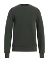 Colmar Man Sweatshirt Military Green Size L Cotton, Polyamide, Elastane