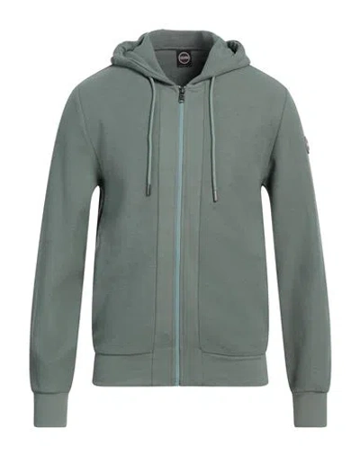 Colmar Man Sweatshirt Military Green Size L Cotton, Polyester
