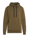 Colmar Man Sweatshirt Military Green Size M Cotton, Polyester, Elastane
