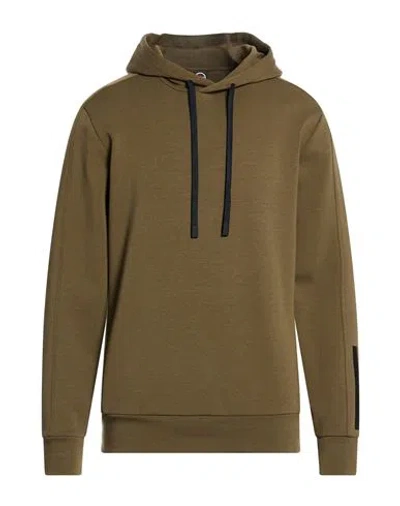 Colmar Man Sweatshirt Military Green Size M Cotton, Polyester, Elastane