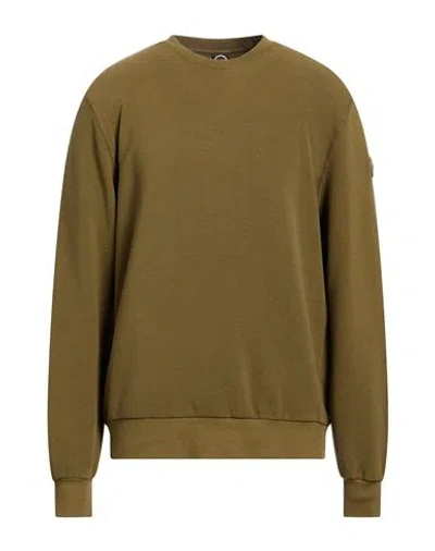 Colmar Man Sweatshirt Military Green Size S Cotton, Polyamide, Elastane