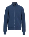 Colmar Man Sweatshirt Navy Size L Cotton, Polyamide, Elastane In Blue