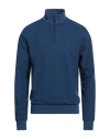 Colmar Man Sweatshirt Navy Size L Cotton, Polyester In Blue