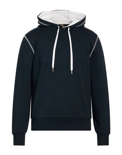 Colmar Man Sweatshirt Navy Size M Cotton, Polyester In Black