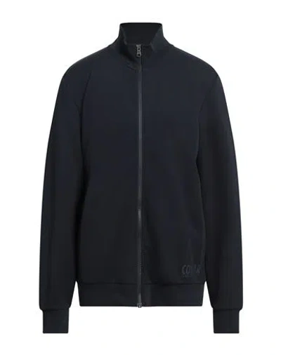 Colmar Man Sweatshirt Navy Size S Polyester, Cotton In Navy