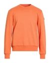 Colmar Man Sweatshirt Orange Size L Cotton, Polyester