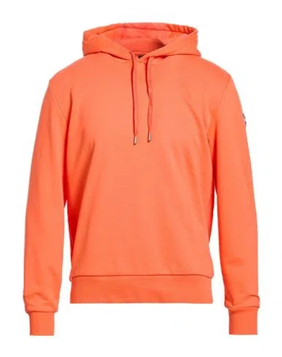 Colmar Man Sweatshirt Orange Size M Cotton, Polyester