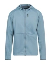 Colmar Man Sweatshirt Pastel Blue Size Xxl Polyester, Elastane In Blue