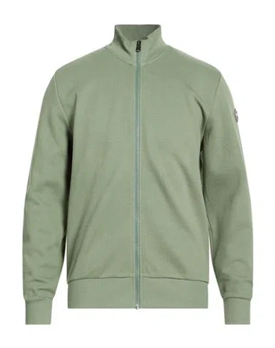 Colmar Man Sweatshirt Sage Green Size L Cotton