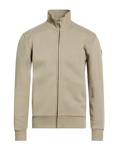 Colmar Man Sweatshirt Sage Green Size L Cotton, Polyester