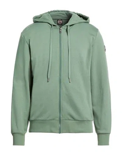 Colmar Man Sweatshirt Sage Green Size L Cotton, Polyester