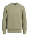 Colmar Man Sweatshirt Sage Green Size L Cotton, Polyester, Elastane
