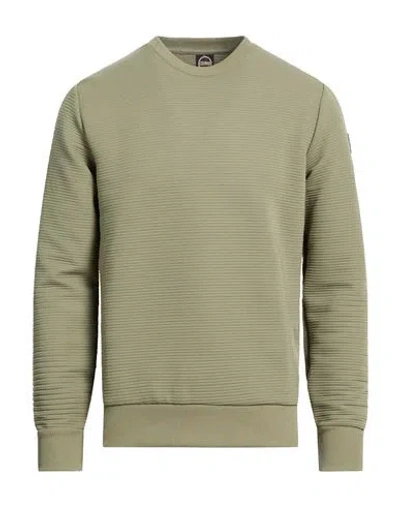 Colmar Man Sweatshirt Sage Green Size L Cotton, Polyester, Elastane