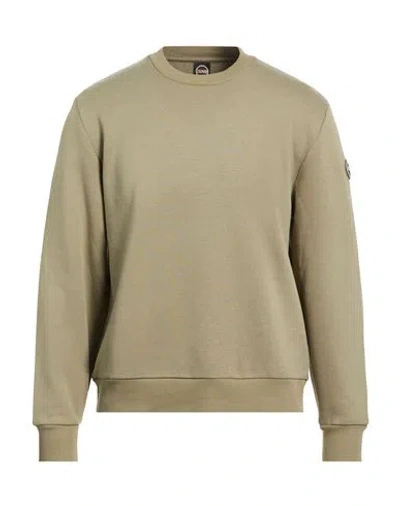Colmar Man Sweatshirt Sage Green Size S Cotton, Polyester
