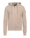 Colmar Man Sweatshirt Sand Size L Cotton, Polyester In Beige