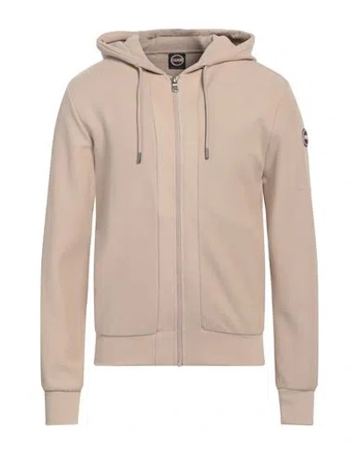 Colmar Man Sweatshirt Sand Size L Cotton, Polyester In Beige