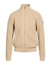 Colmar Man Sweatshirt Sand Size L Cotton, Polyester In Neutral