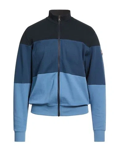 Colmar Man Sweatshirt Slate Blue Size L Cotton