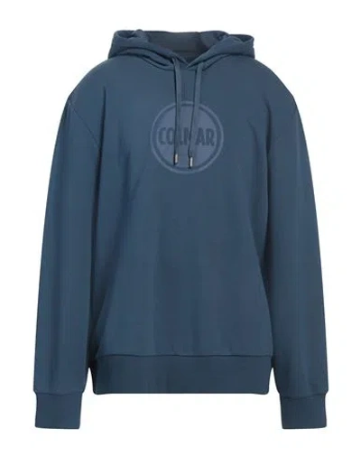 Colmar Man Sweatshirt Slate Blue Size Xxxl Cotton, Polyester