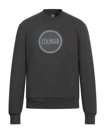 Colmar Man Sweatshirt Charcoal Size S Cotton, Polyester In Grey