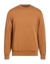 Colmar Man Sweatshirt Tan Size L Cotton, Polyester, Elastane In Brown